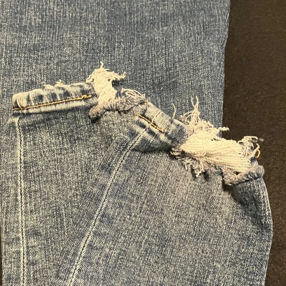 Buckle Black Distressed Skinny Blue Jeans - Picture 8 of 8